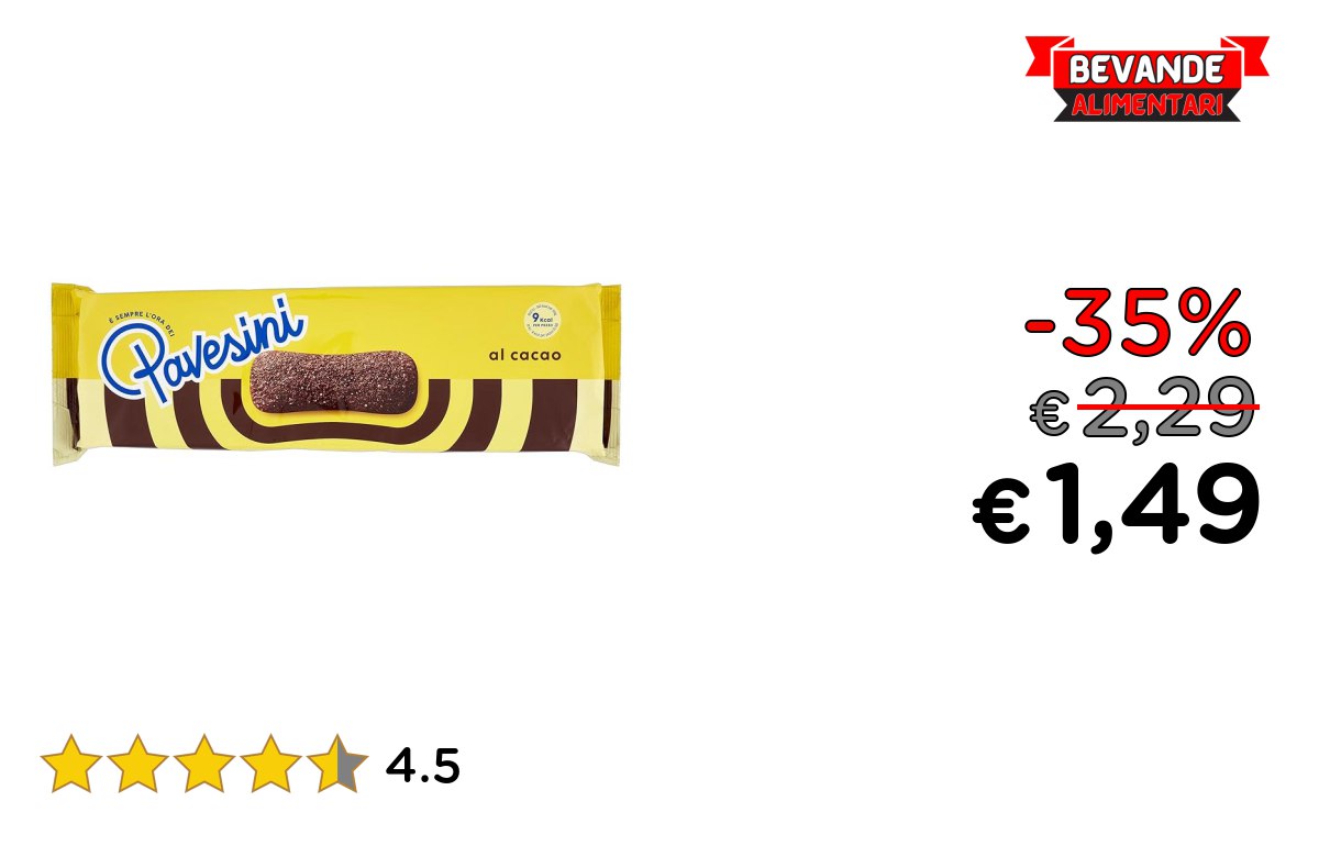 Pavesi Pavesini: fino al 35% di sconto Offerta