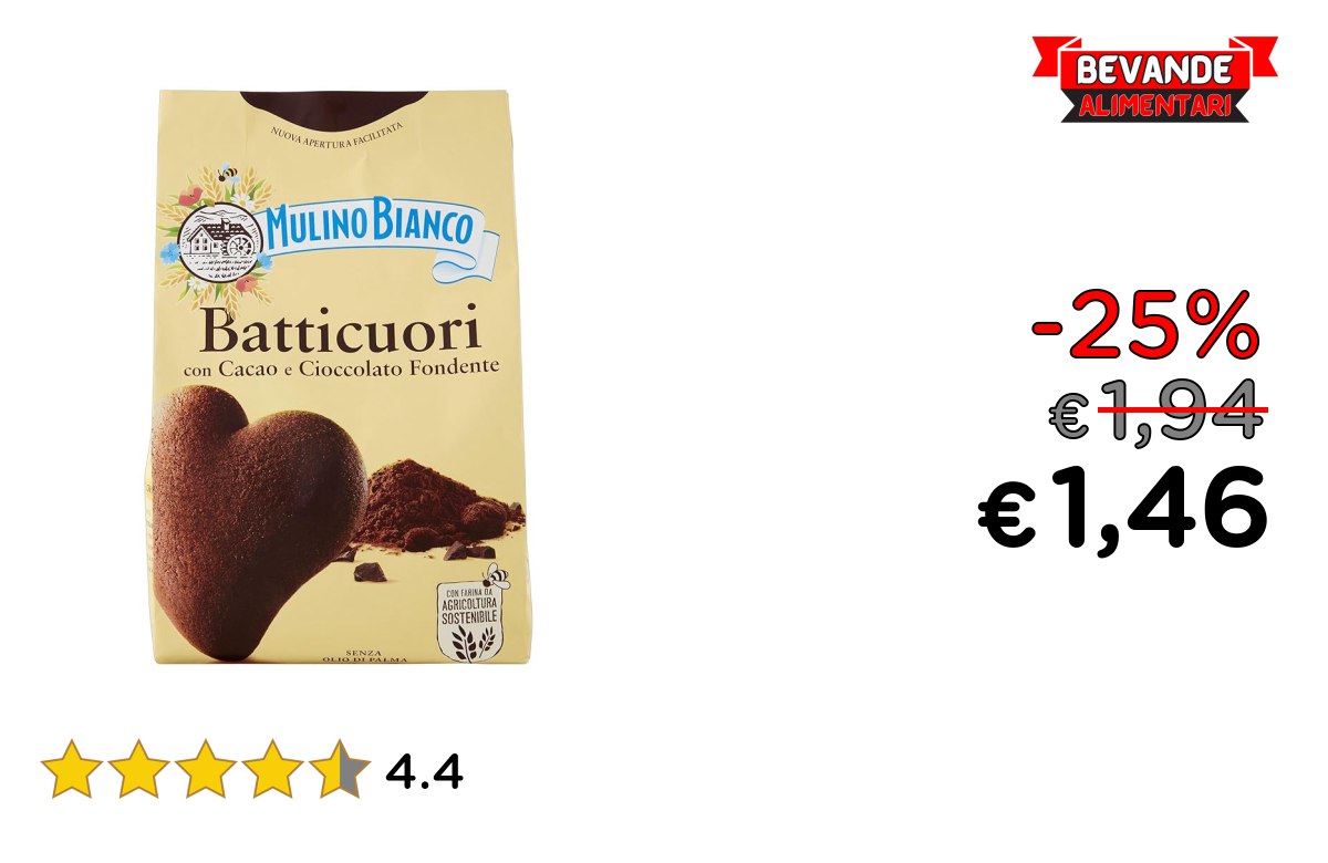 Mulino Bianco Biscotti fino al 25% di sconto