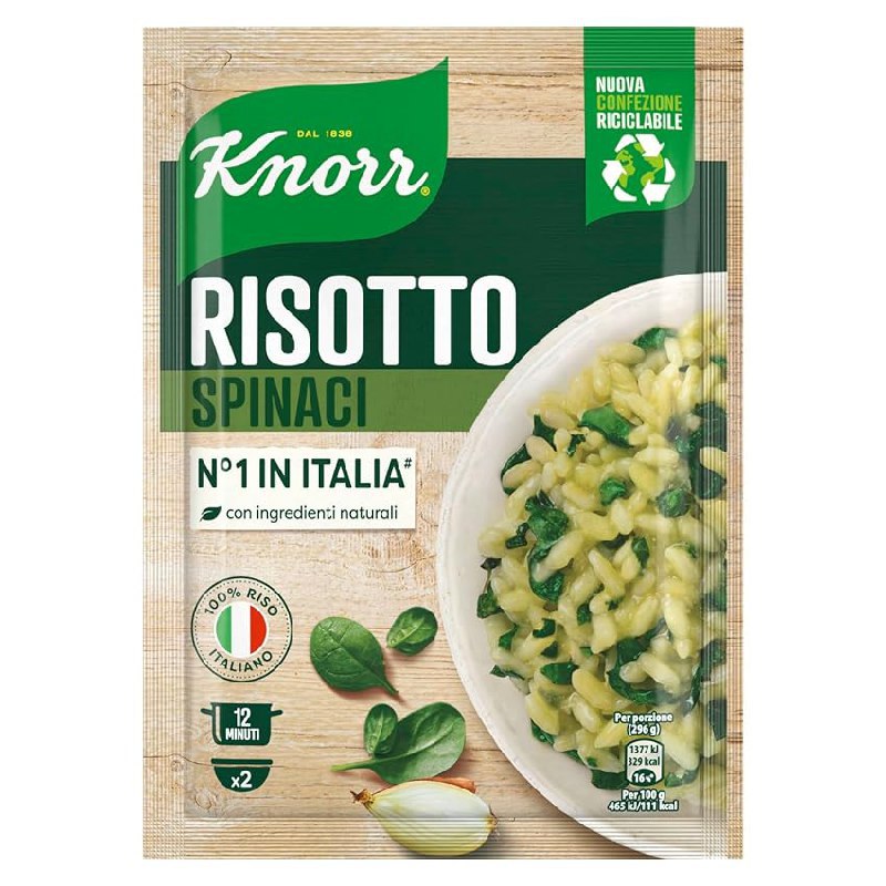 Knorr Risotto Spinaci fino a 0% di sconto su Amazon