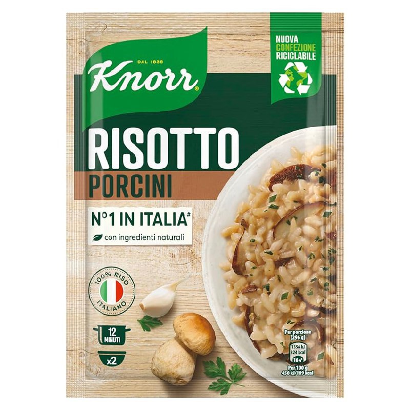 Knorr Risotto con Funghi Porcini fino al 50% di sconto
