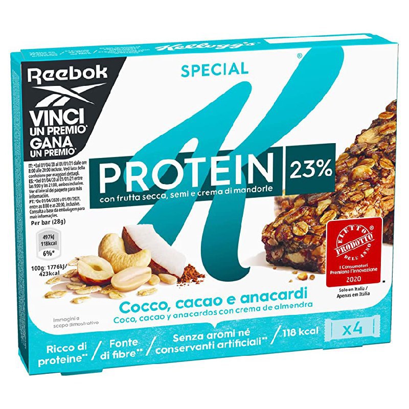 Kellogg’s – Fino al 47% di sconto su Barrette Proteiche