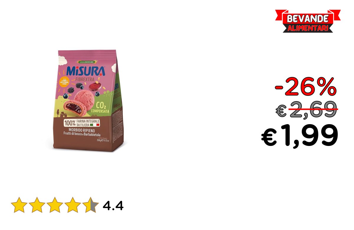 Misura Frollino Integrale: fino al 26% di sconto Deal