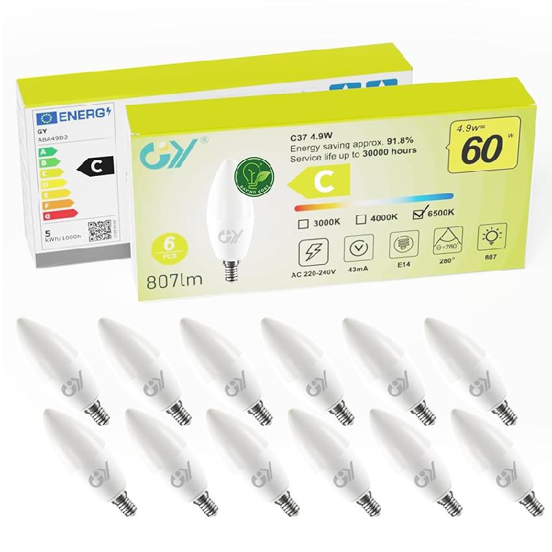 GY Lampadine LED E14: fino al 50% di sconto