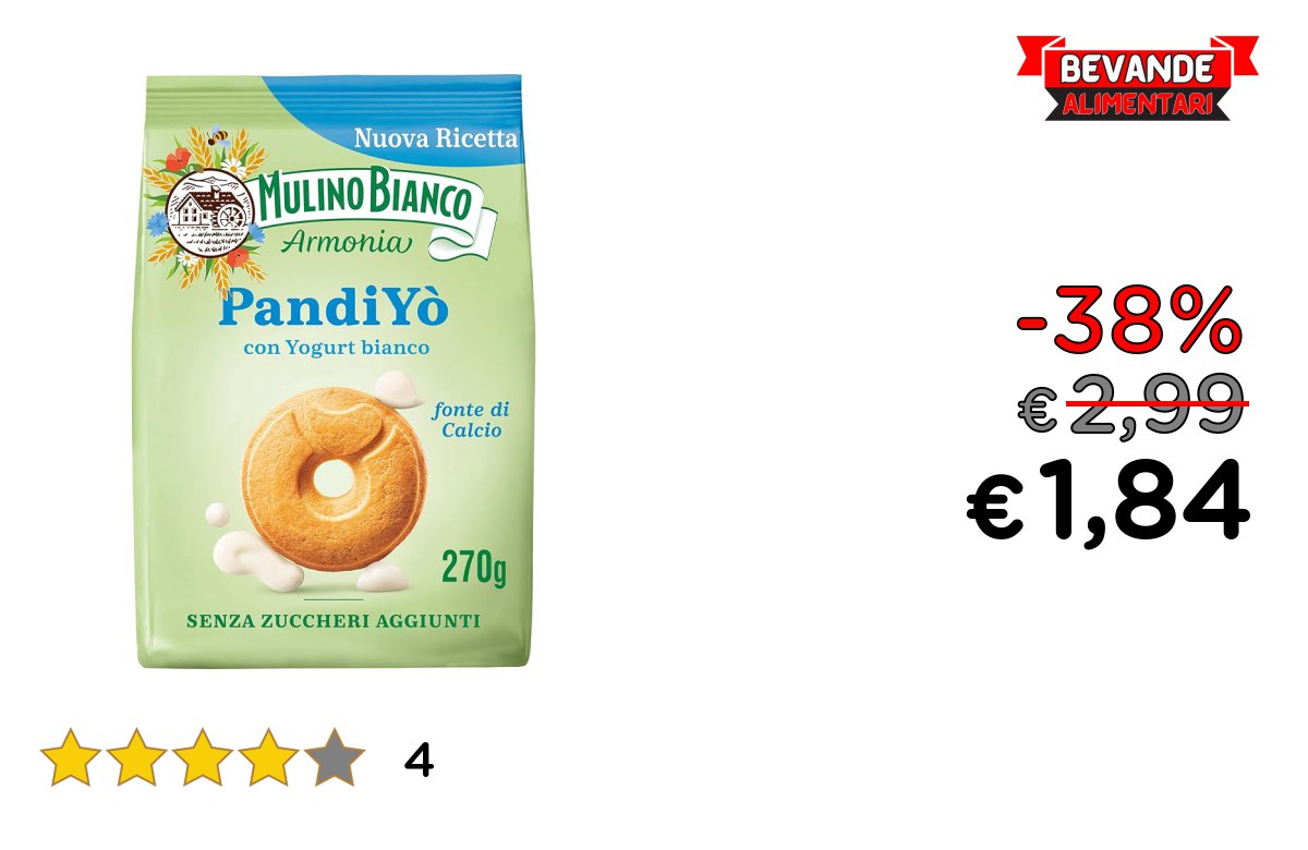 Mulino Bianco PandiYò fino al 38% off Deal