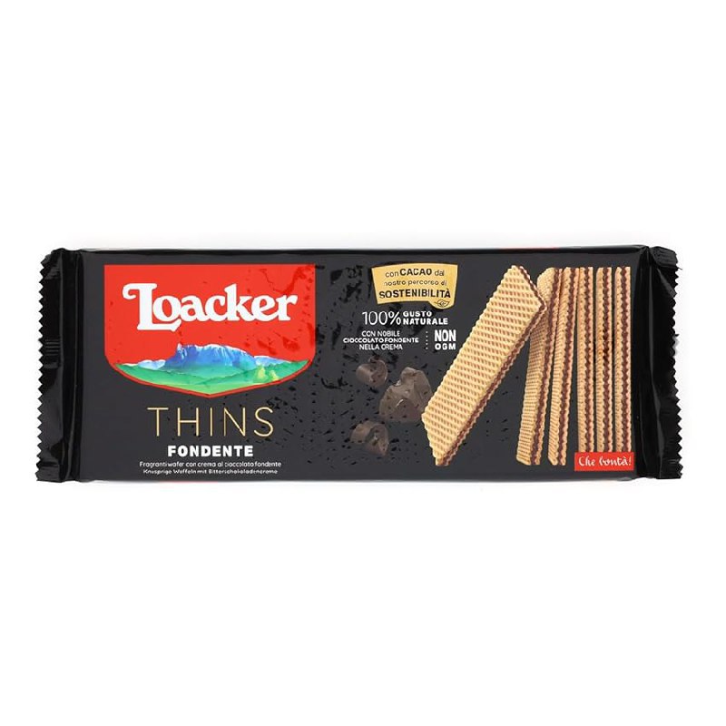 Loacker Wafer Thins Fondente fino al 20% di sconto