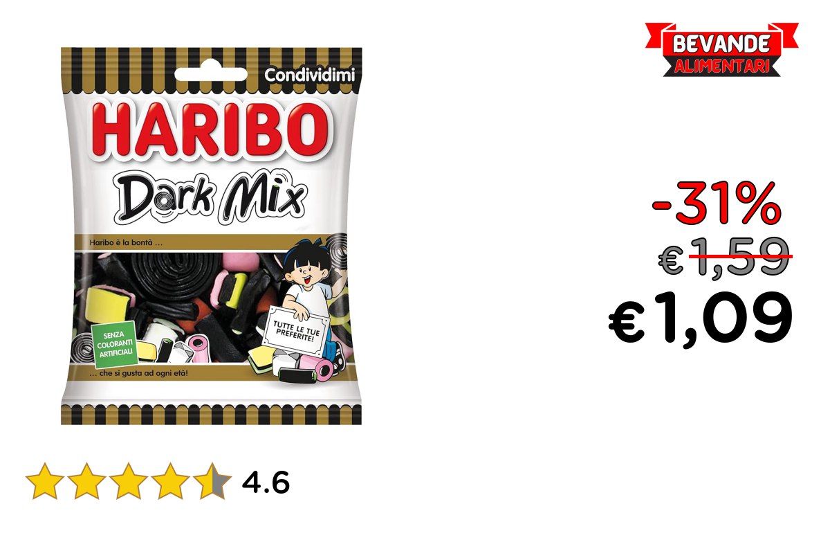 Haribo Dark Mix fino al 31% di sconto Deal