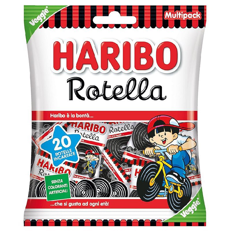 Rotelle Liquirizia di Haribo: fino al 36% di sconto