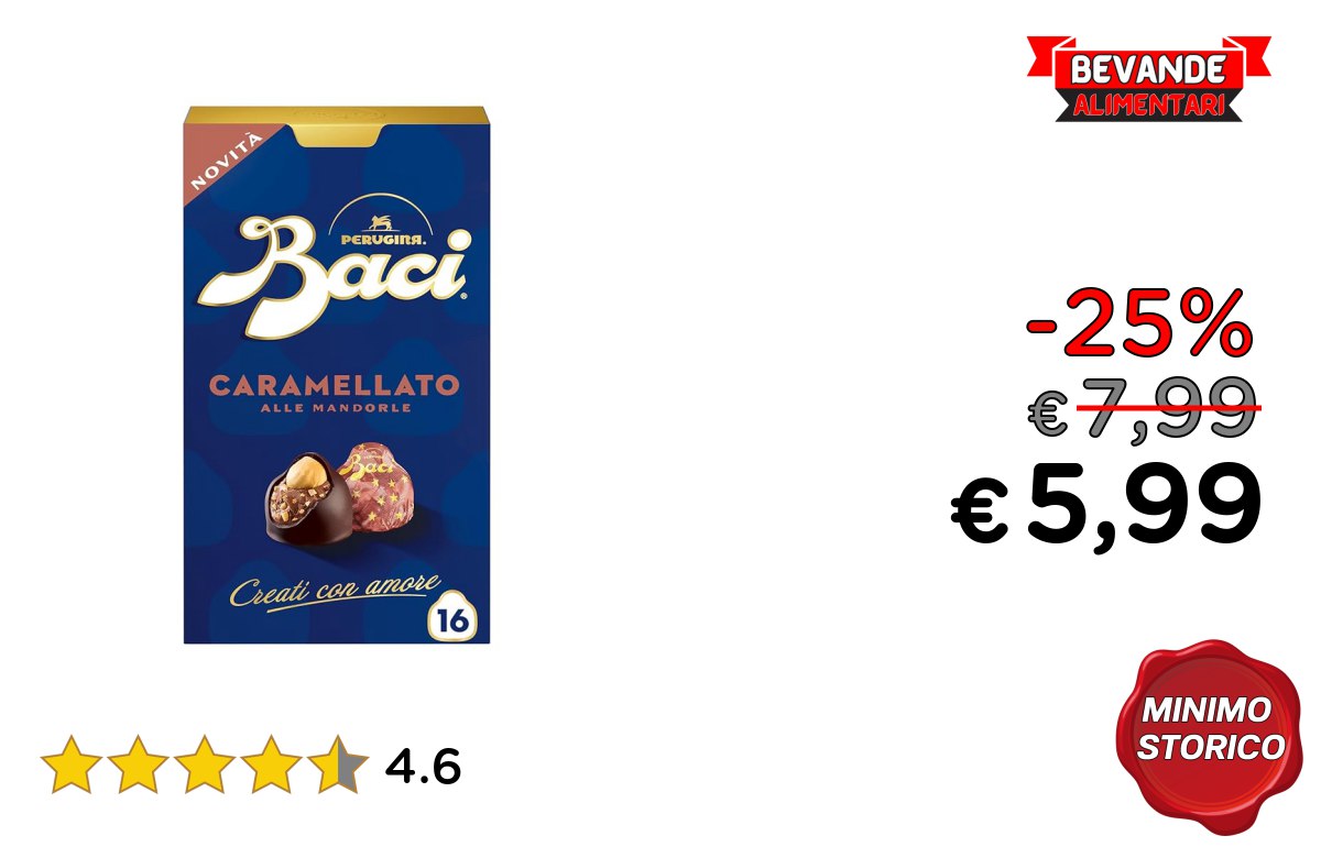 BACI PERUGINA Cioccolatini fino al 25% di sconto