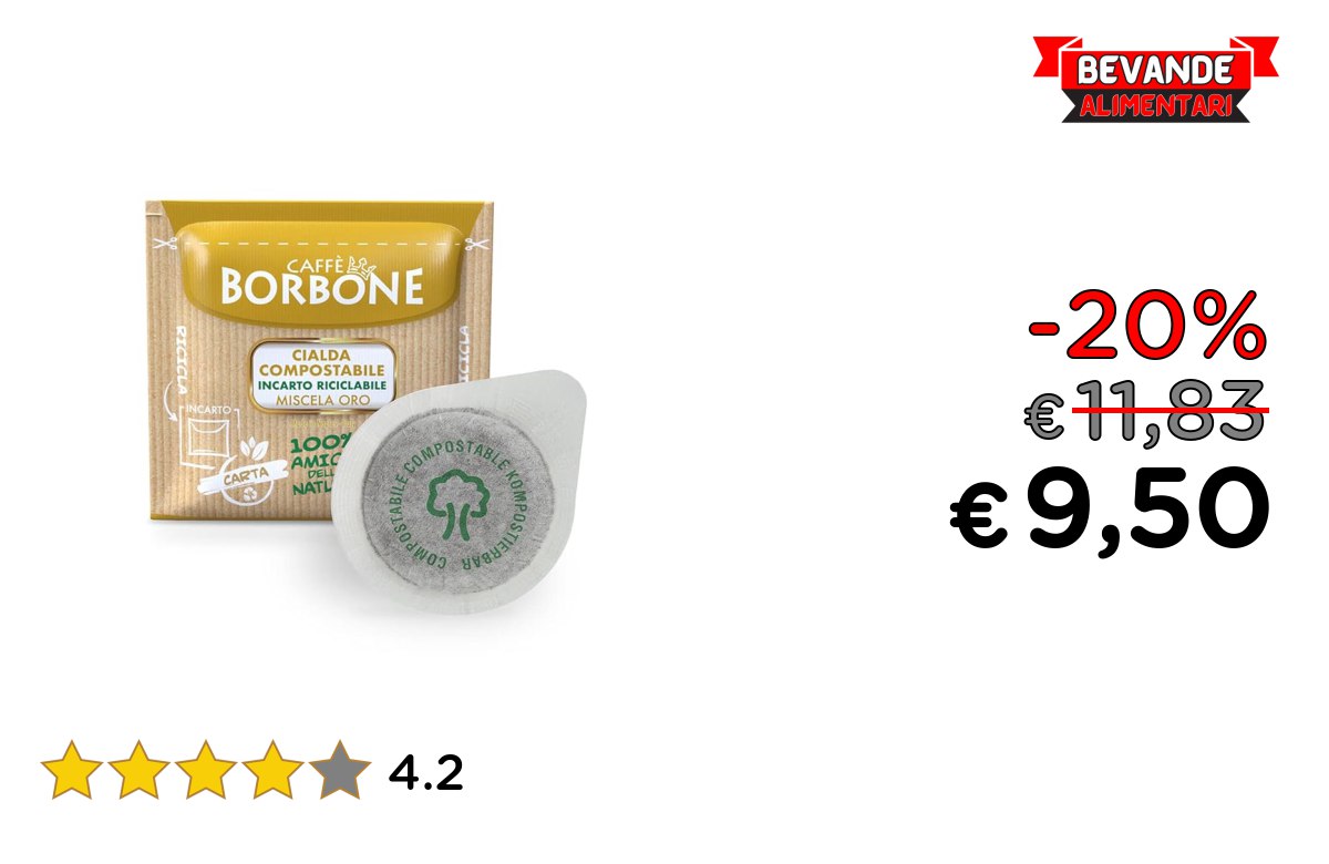 CAFFÈ BORBONE: fino al 20% di sconto Deal