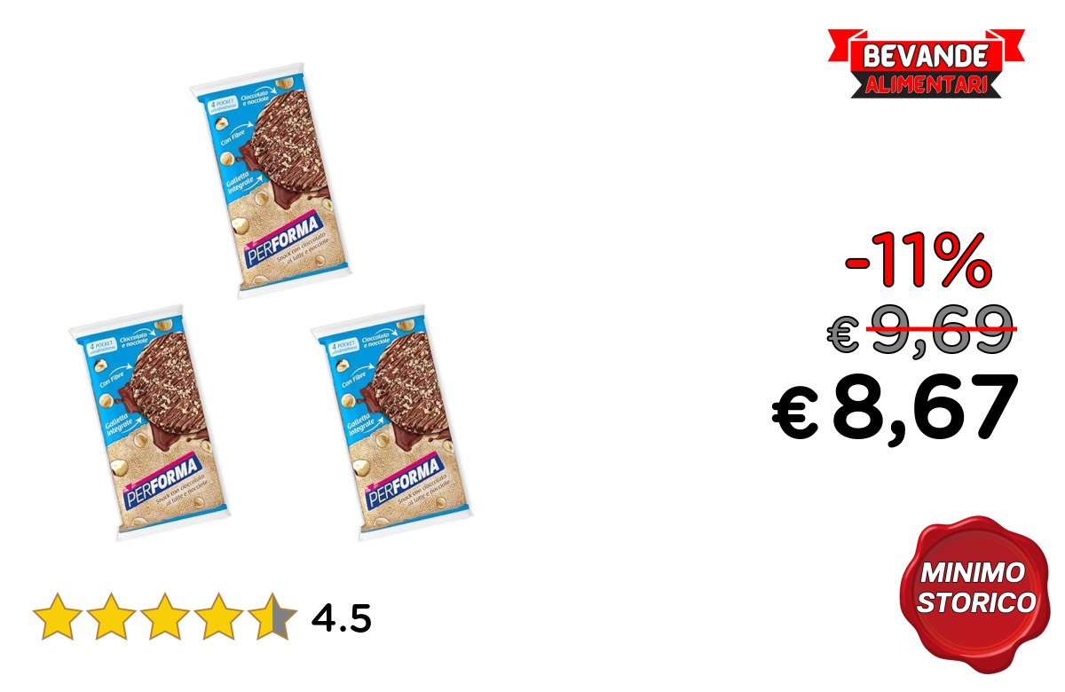 Performa Gallette fino a 11% off Deal