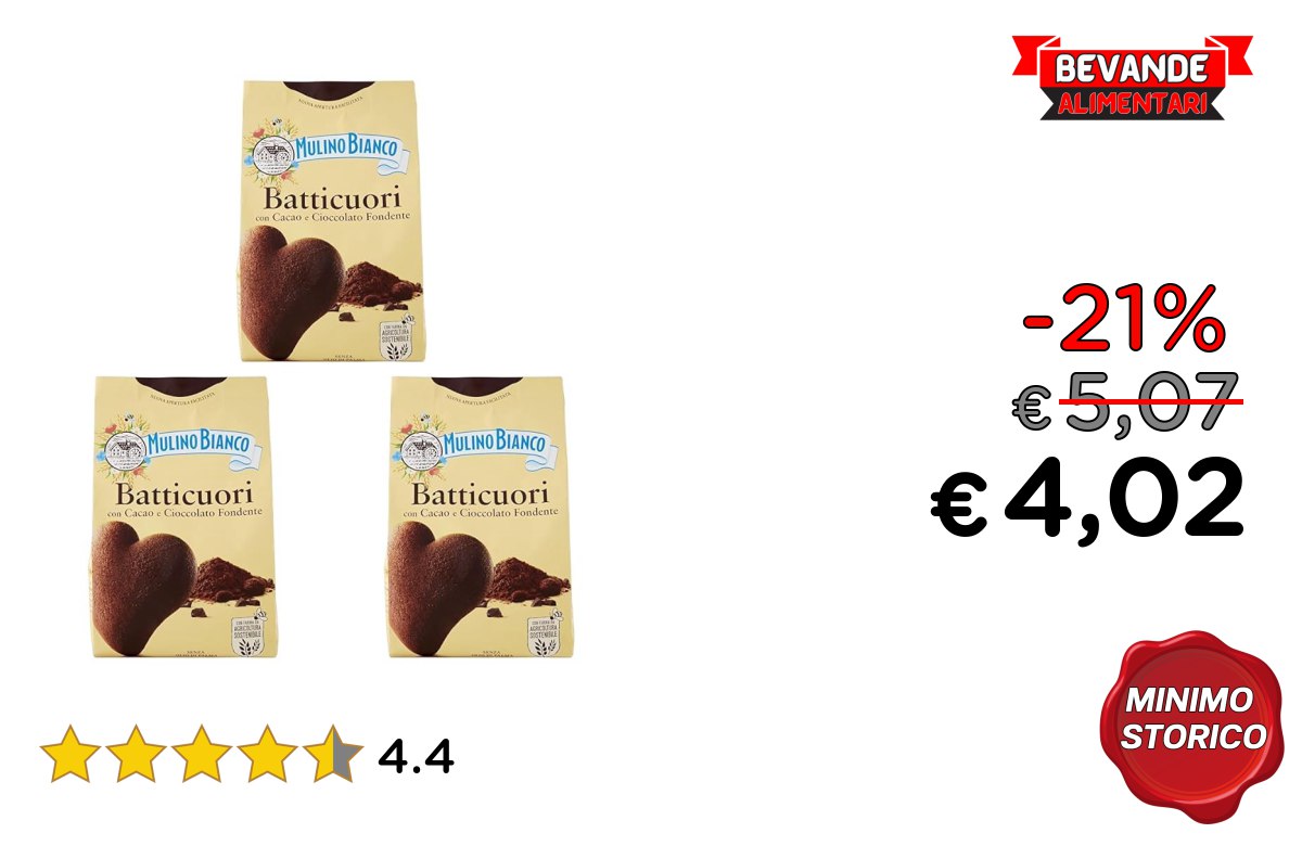 Mulino Bianco Biscotti: fino al 21% di sconto Deal