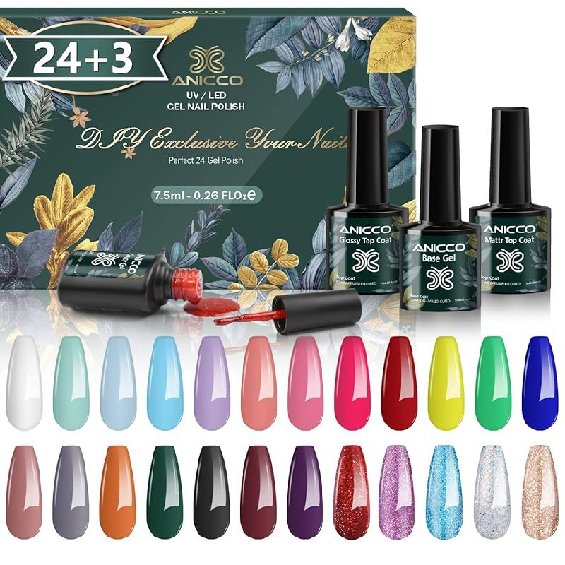 27 Pz Semipermanente Unghie fino al 30% di sconto