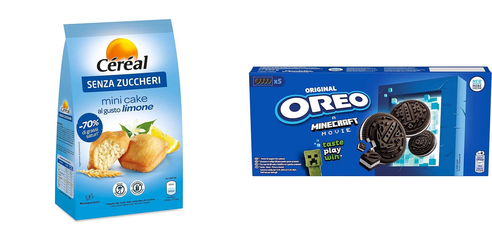 CÉRÉAL e Oreo: fino al 7% di sconto su Amazon