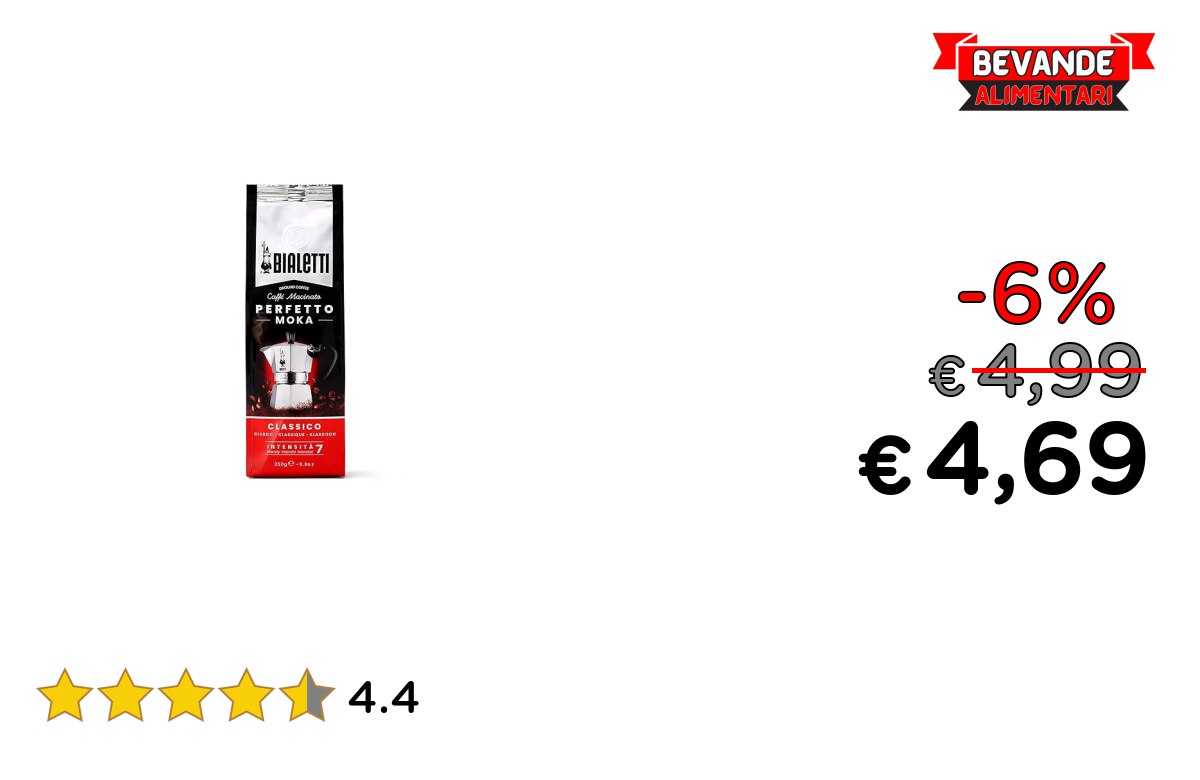 Bialetti Perfetto Moka – Fino al 6% di sconto Deal