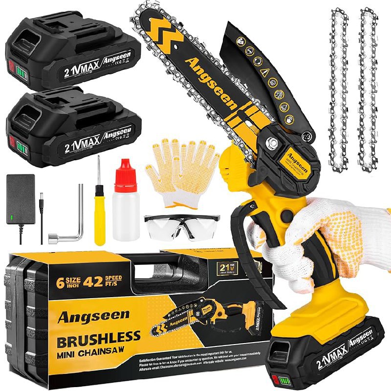 Brushless Mini Motosega a Batteria: fino al 40% di sconto