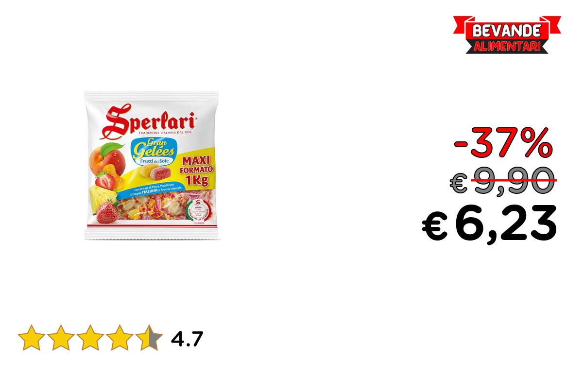 Sperlari Caramelle: fino al 37% di sconto
