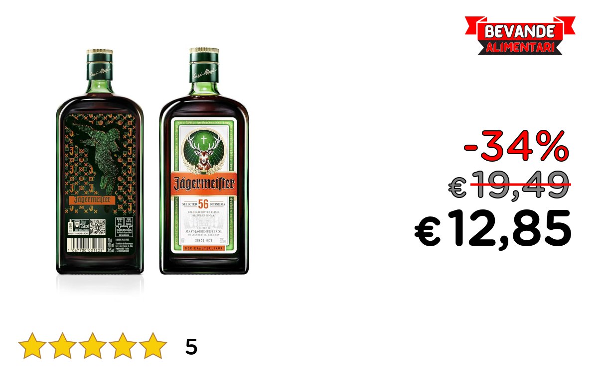 Jägermeister Limited Edition fino al 34% Offerta