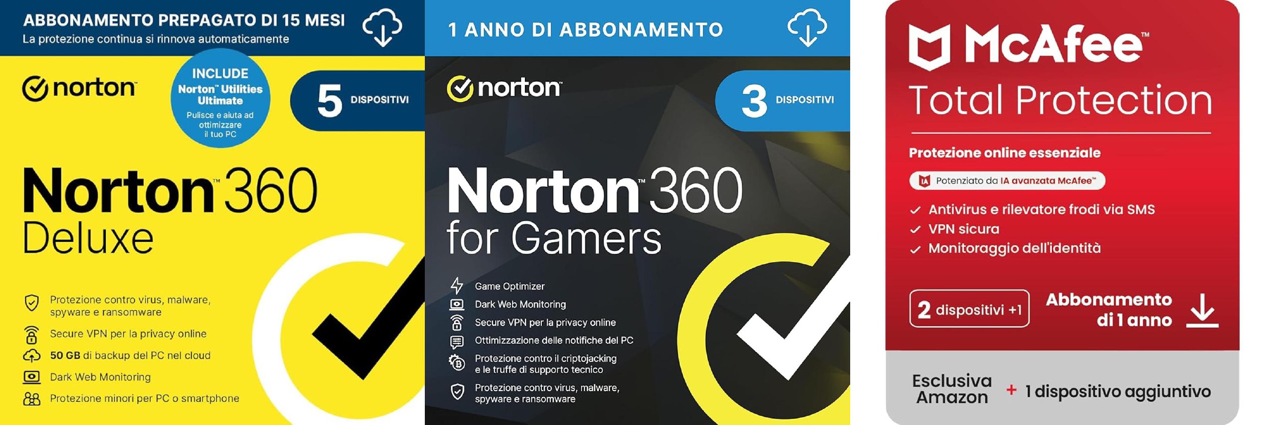 Norton 360 Deluxe 2025 e altro: fino all’85% di sconto
