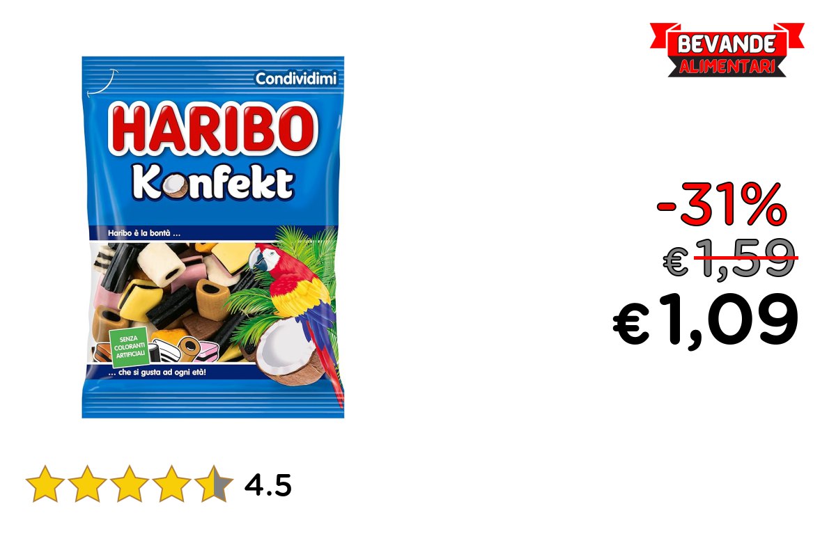 Haribo Konfekt fino al 31% di sconto Deal