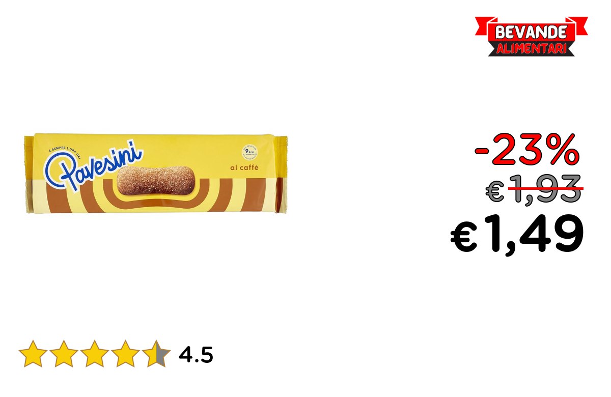 Pavesi Pavesini Biscotto – fino al 23% di sconto