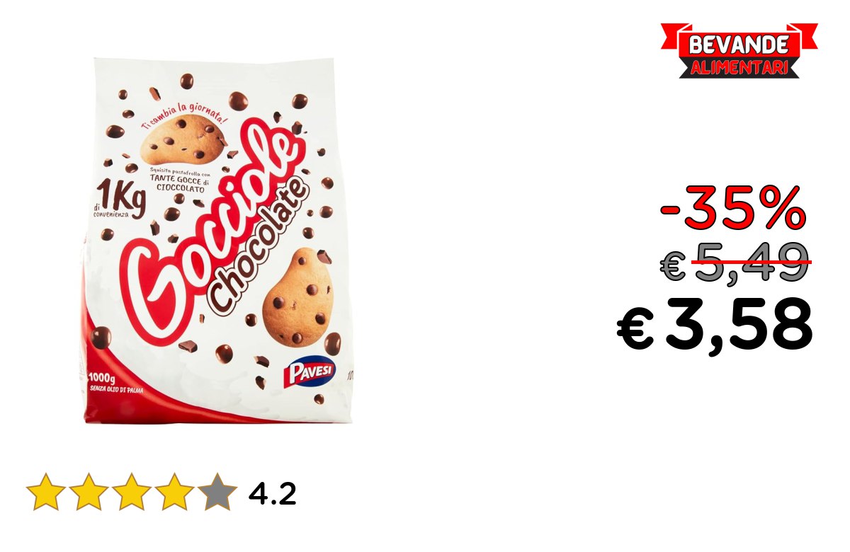 Pavesi Biscotti Frollini fino al 35% di sconto Deal