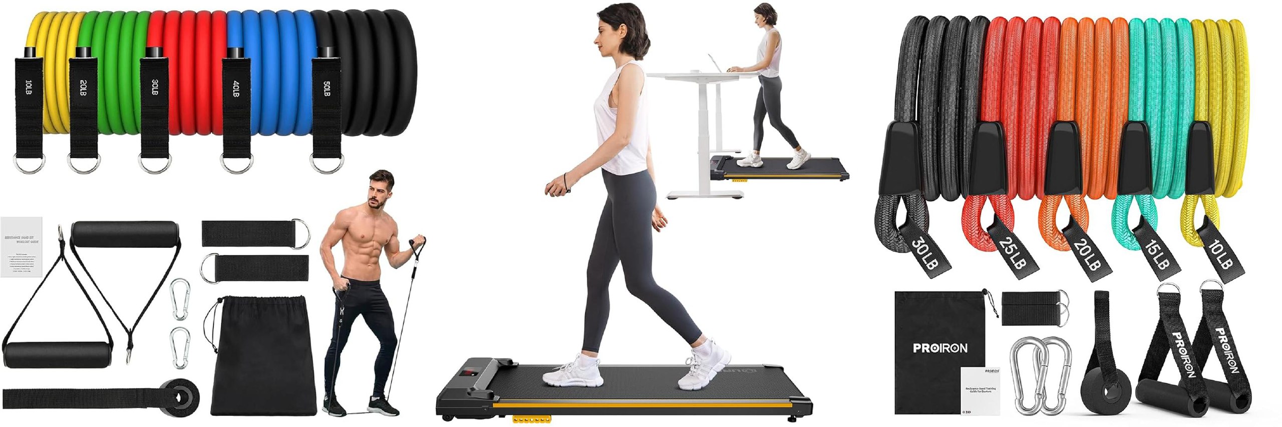 Set elastici JATEKA & tapis roulant UREVO: Deal fino al 41%