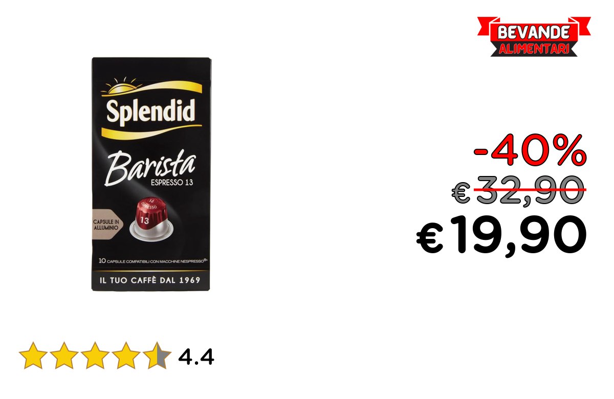 Splendid Capsule Caffè fino al 40% Offerta Deal