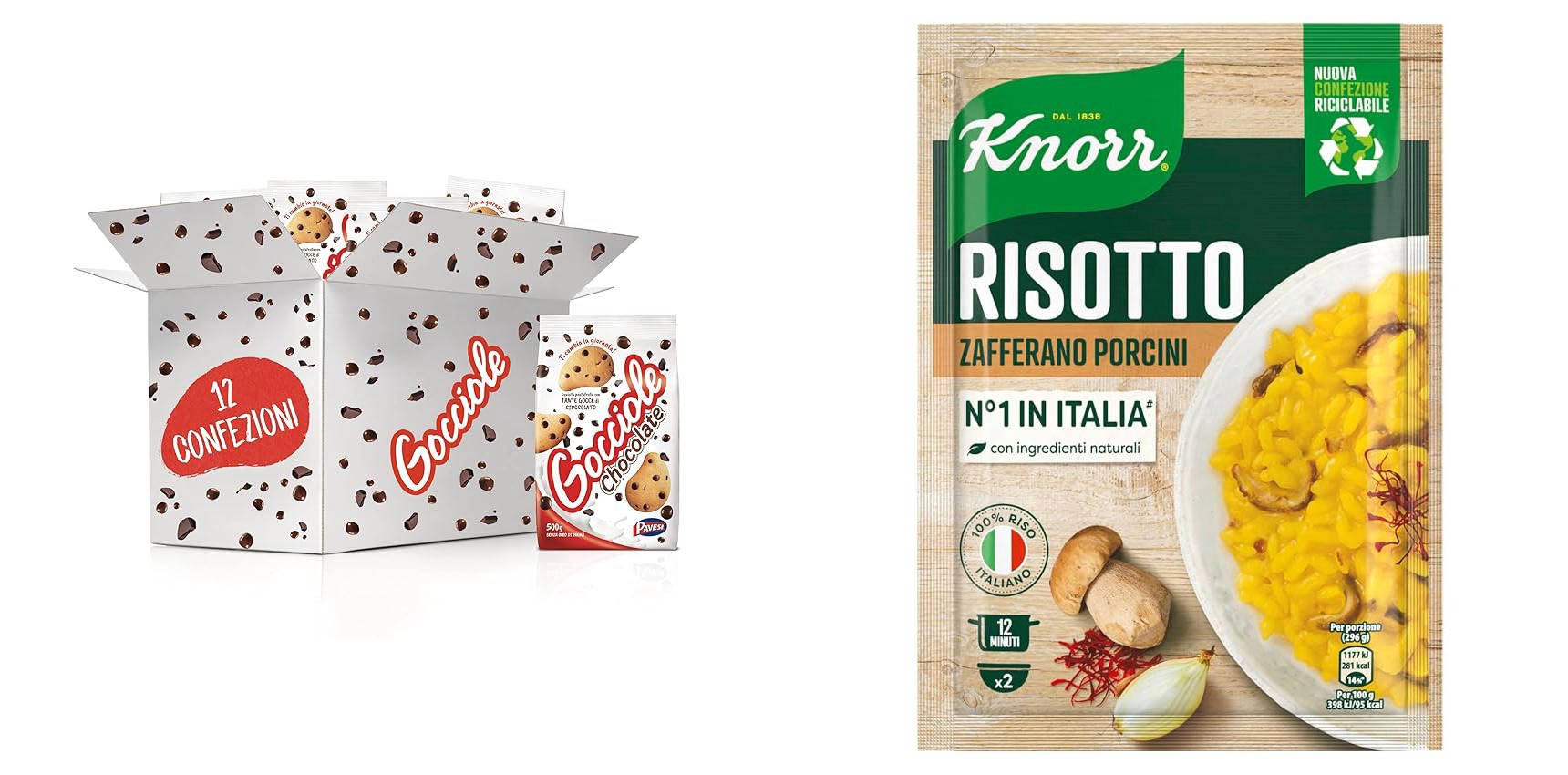 Pavesi Biscotti e Knorr Risotto fino al 22% Offerte
