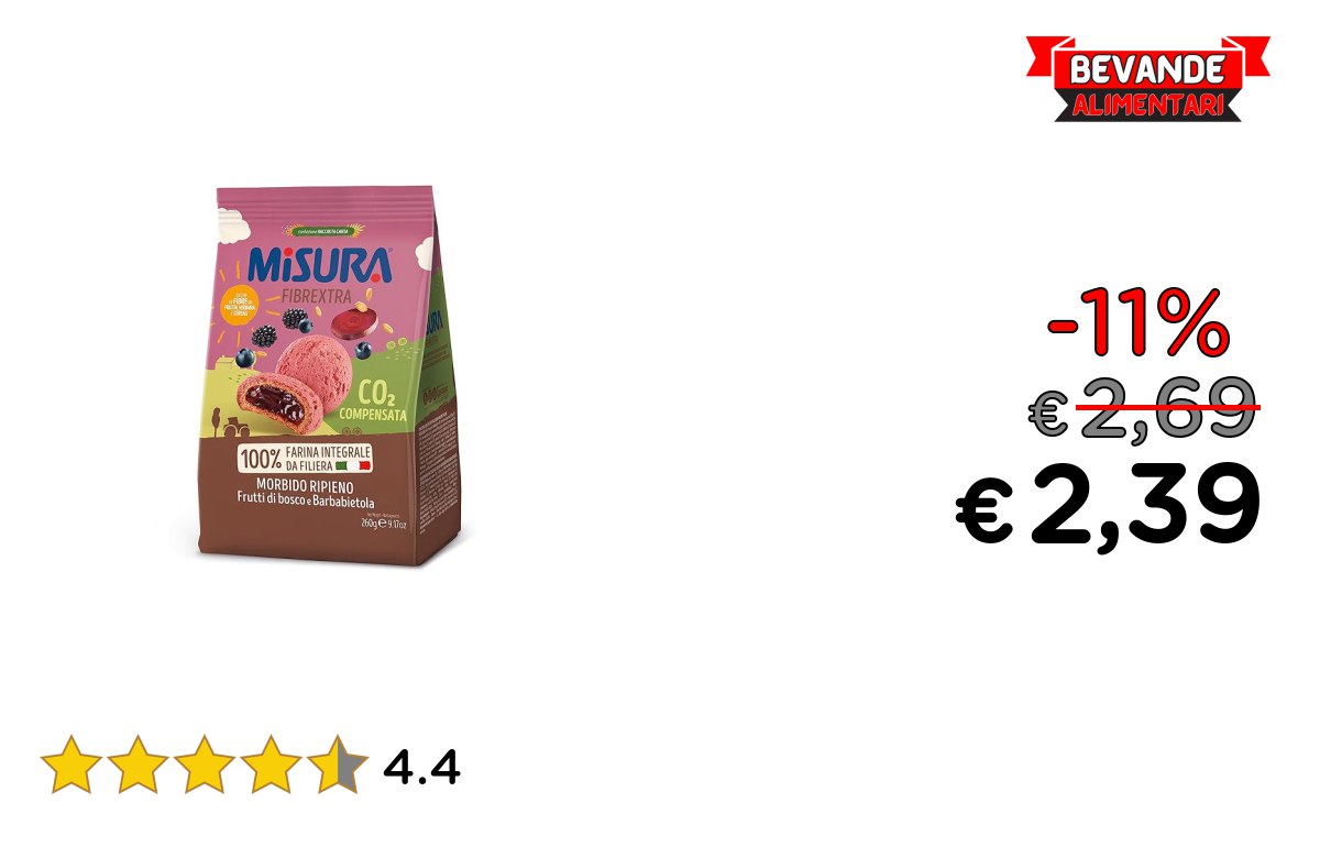 Misura Frollino Integrale: Fino al 11% di Sconto Deal