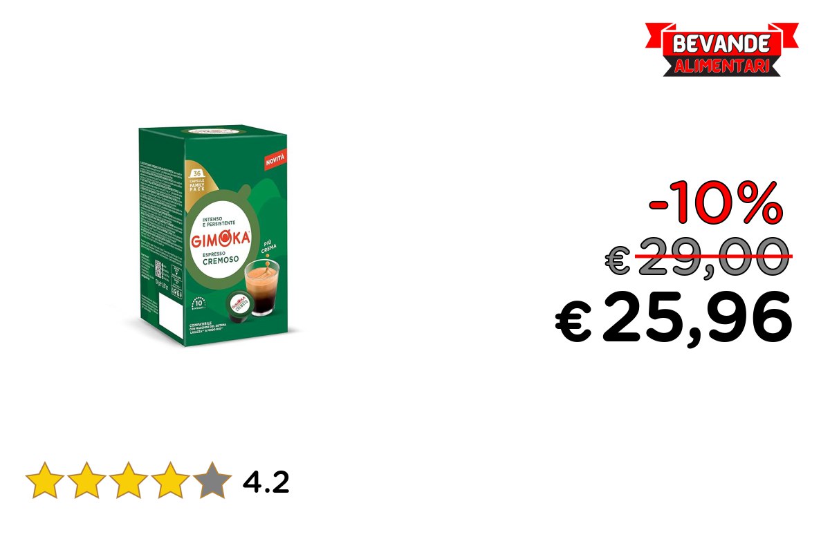 Gimoka – Compatibile Lavazza – Fino al 10% di sconto Deal