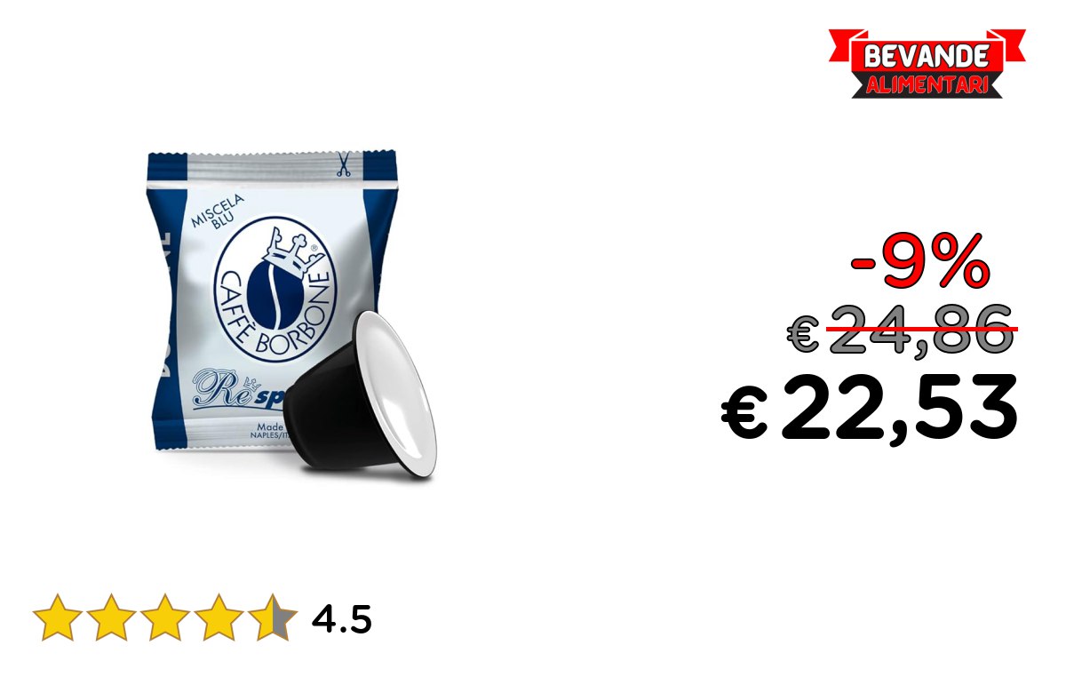 Caffè Borbone Respresso fino al 9% di sconto Offerta