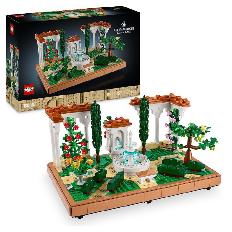 LEGO Icons – il Giardino della Fontana fino al 25% di sconto