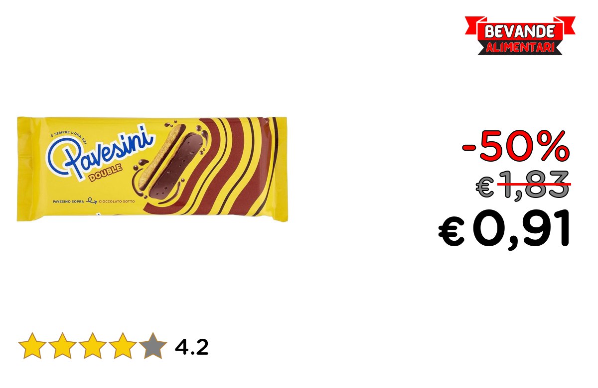 Pavesi Pavesini Double: fino al 50% di sconto Deal