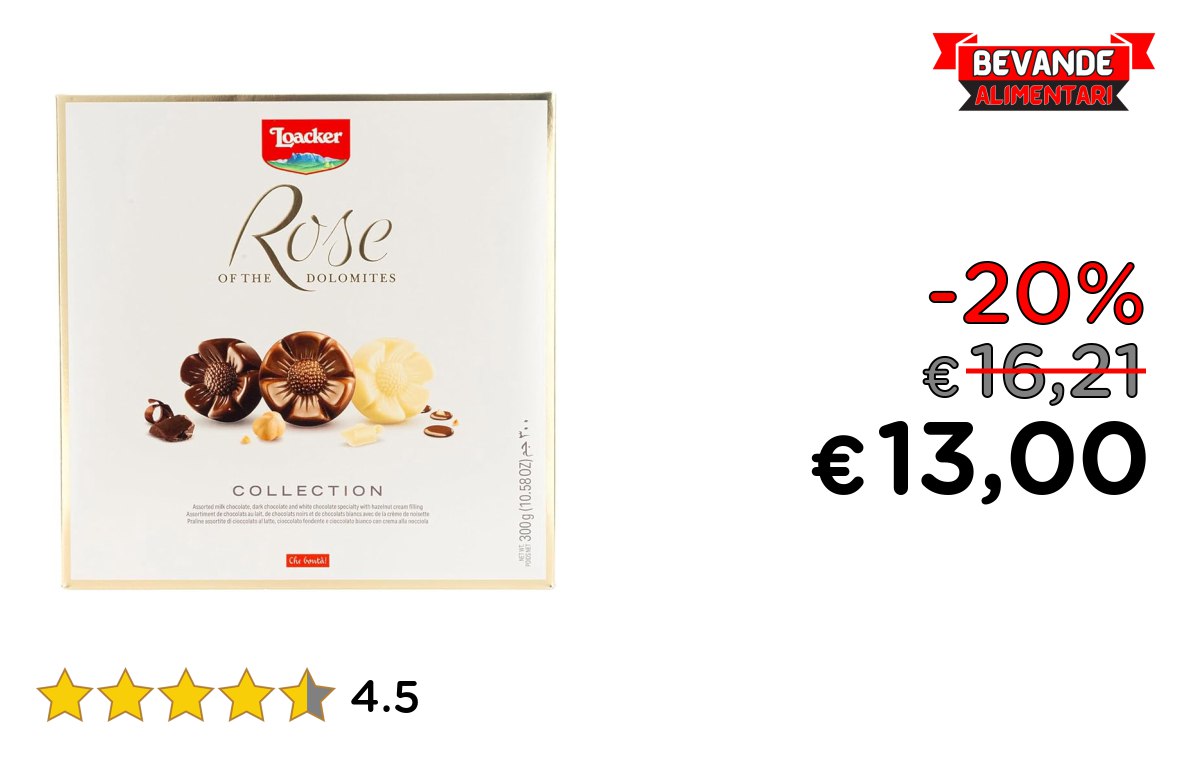 Loacker – Fino al 20% di sconto su Praline Deal