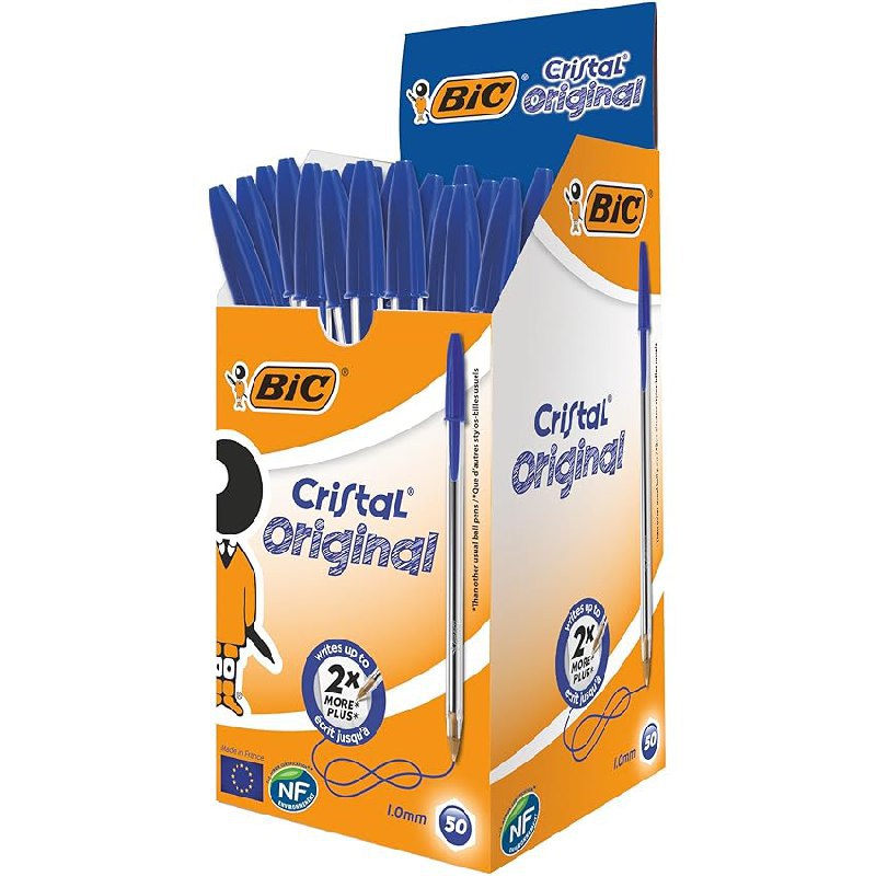 Bic – 50 Penne Sfera Blu fino al 44% di sconto Deal