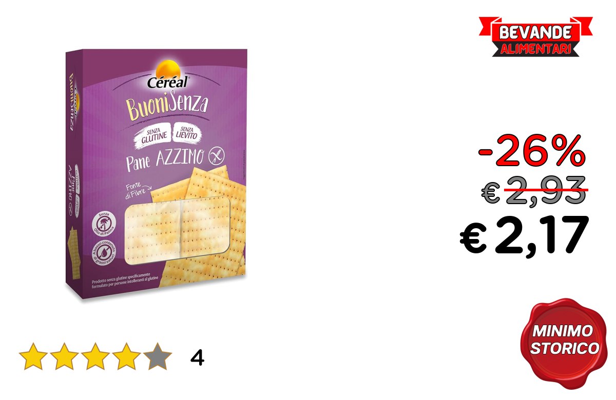 Céréal Buoni Senza Pane fino al 26% di sconto Deal