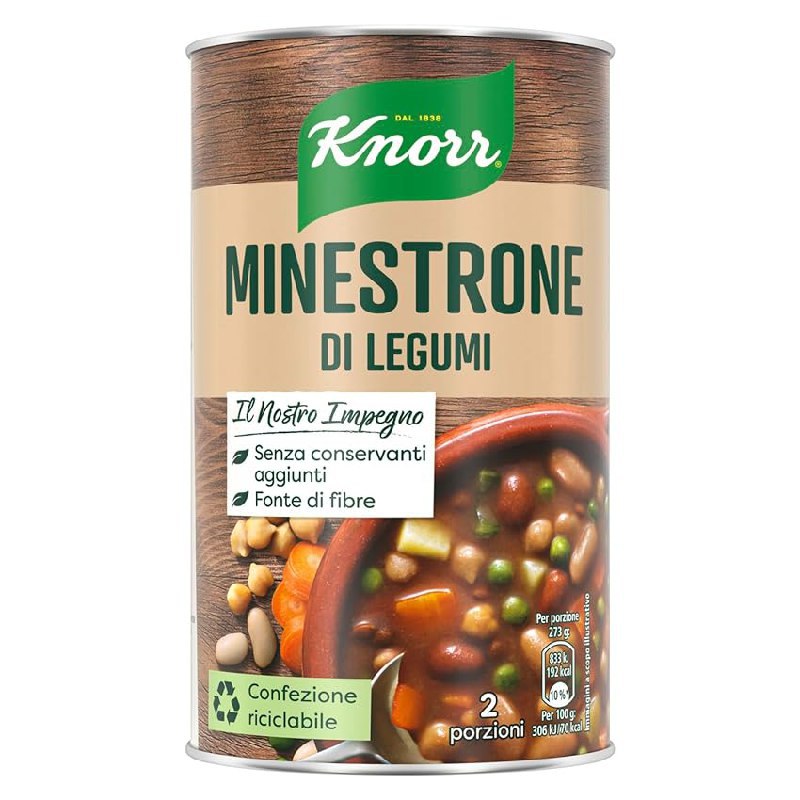 Knorr Minestrone di Legumi: Fino al 38% di Sconto