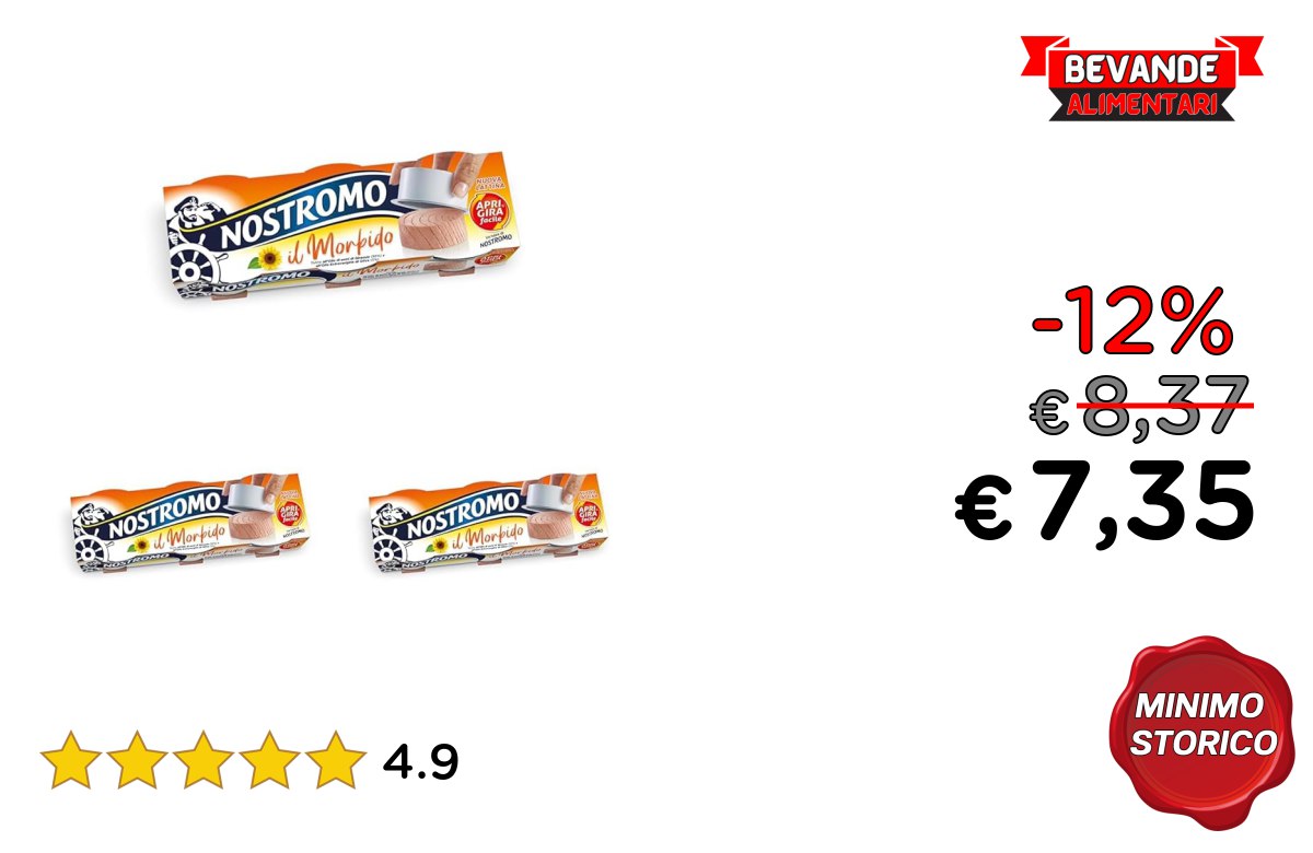 Nostromo Tonno: fino al 12% di sconto Su Offerte