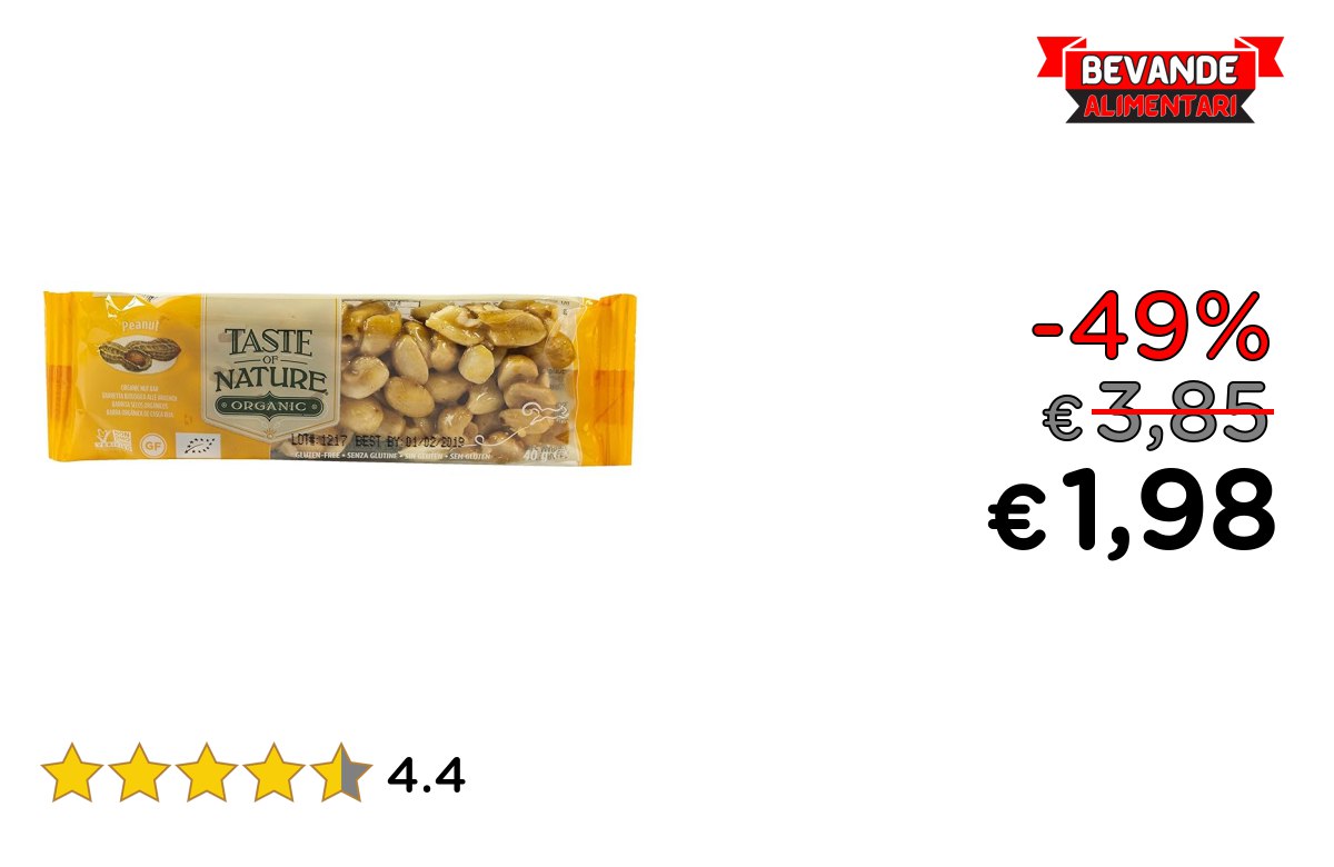 Taste of nature, fino al 49% di sconto su Amazon