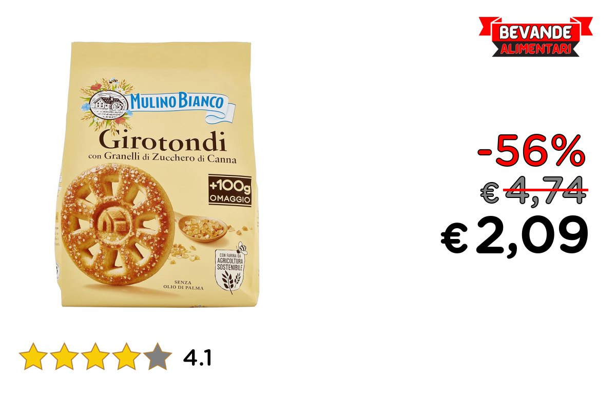 Mulino Bianco Biscotti – Fino al 56% di sconto Deal