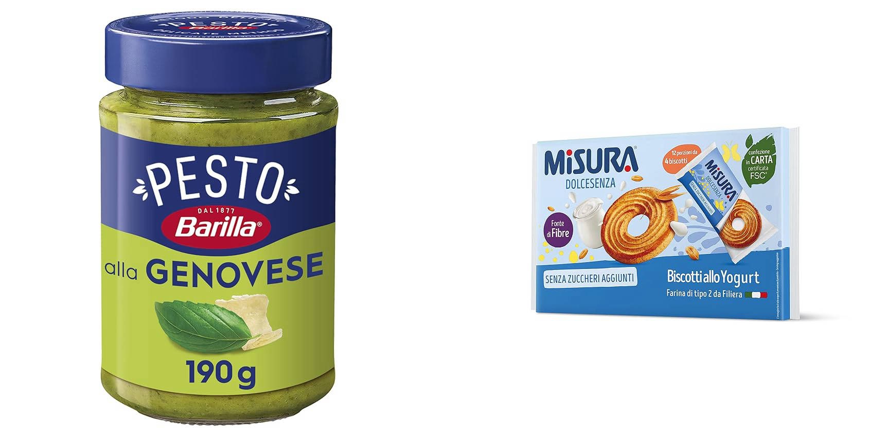 Barilla Pesto e Misura Biscotti fino al 30% di sconto Deal