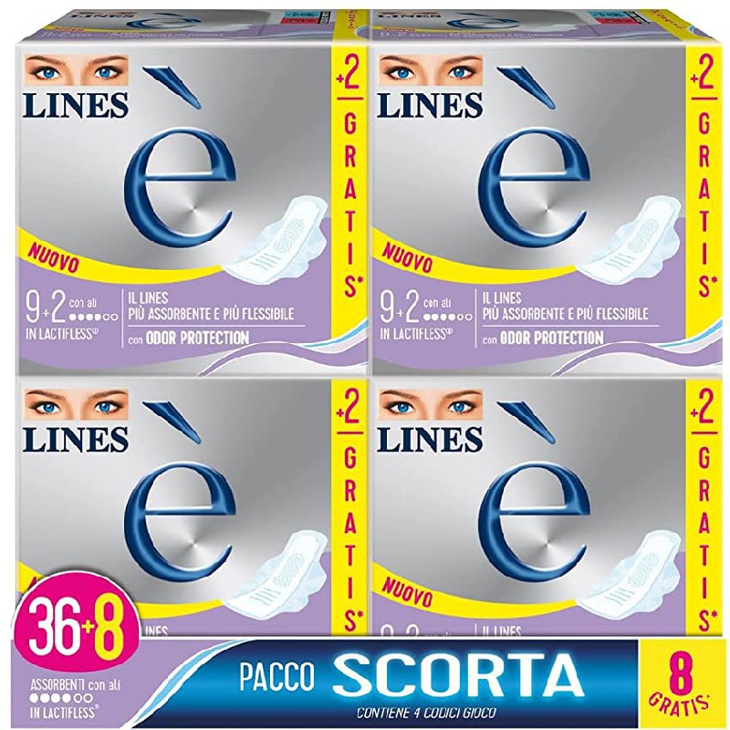 Lines È – 44 Assorbenti fino al 36% di sconto Deal