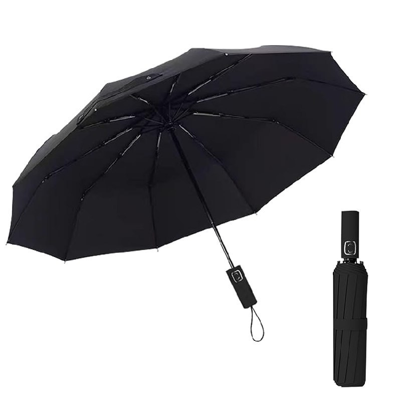 Rshuhx Ombrello Nero a 10 Costole: Fino al 20% di Sconto!