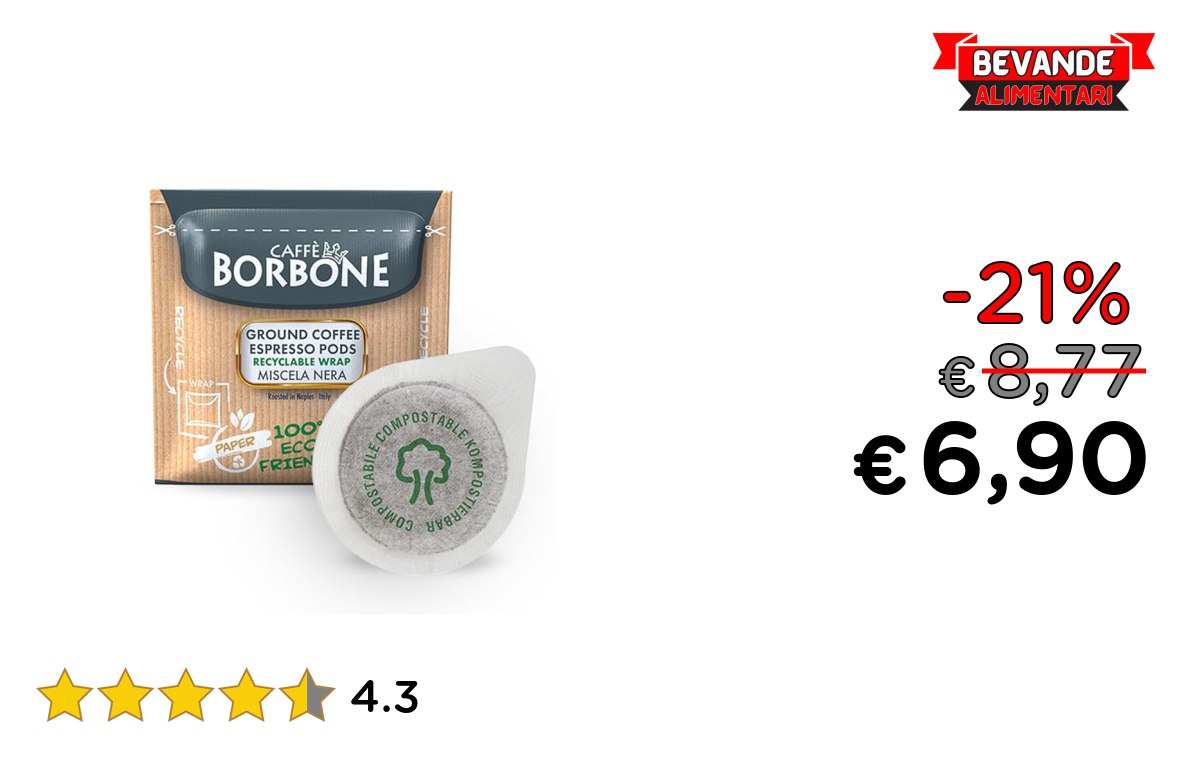 CAFFÈ BORBONE Cialda – fino al 21% di sconto Deal