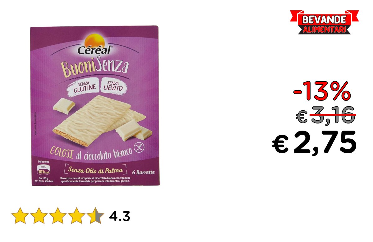 Céréal Buoni Senza fino al 13% di sconto – Offerta
