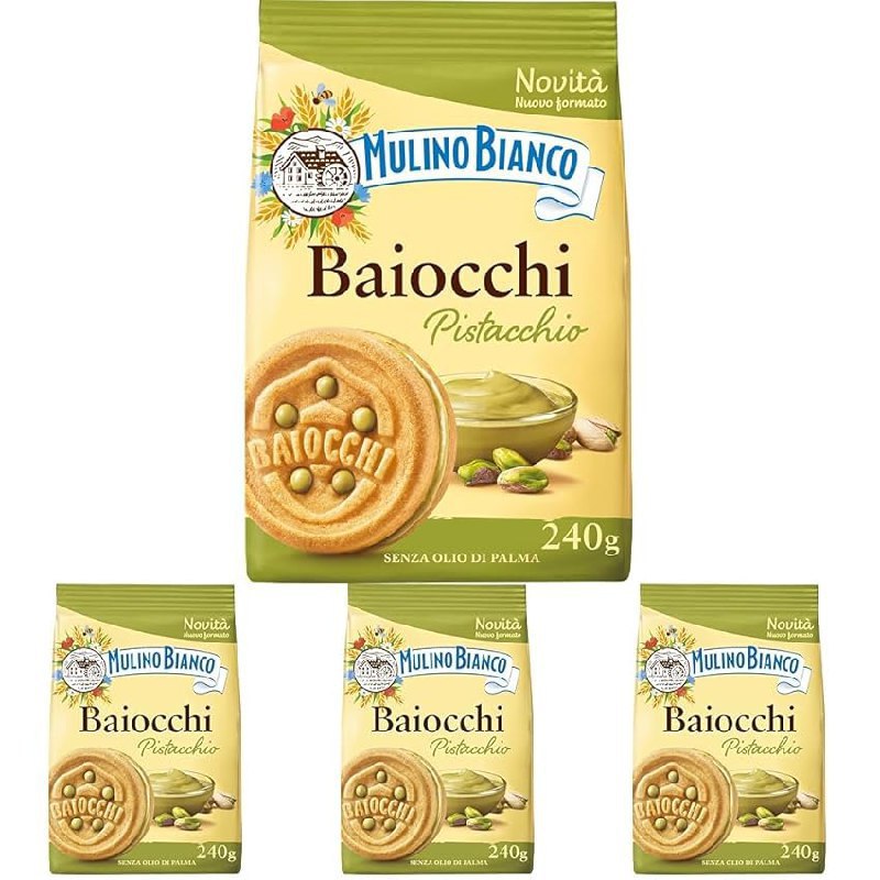 Mulino Bianco Biscotti Baiocchi al Pistacchio – Fino al 55% Offerta