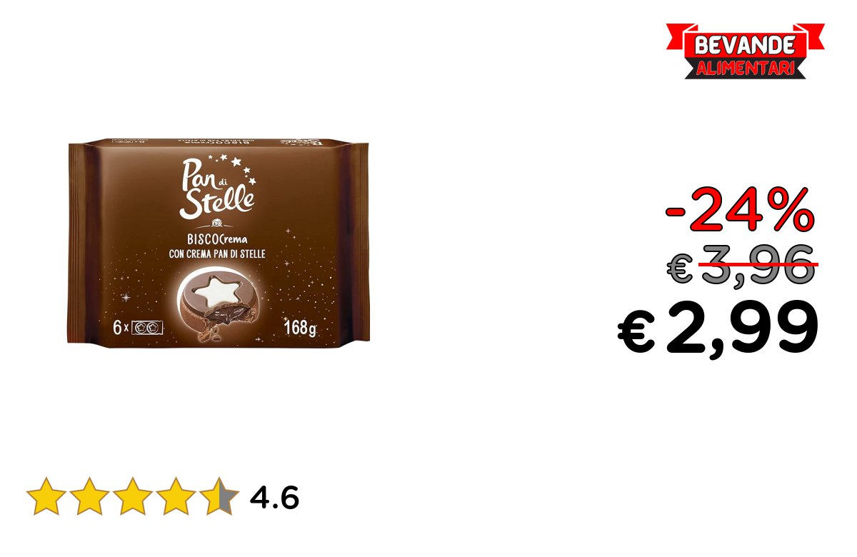 Pan di Stelle Biscocrema: Fino al 24% di Sconto Deal