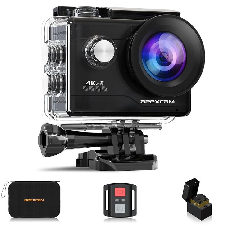 Apexcam 4K WiFi Action Cam fino al 50% di sconto