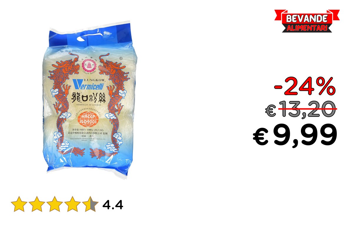 Pagoda Vermicelli di Soia – fino al 24% di sconto