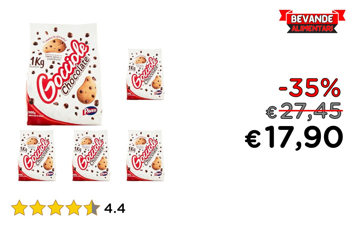 Pavesi Biscotti Frollini fino al 35% di sconto Offerta